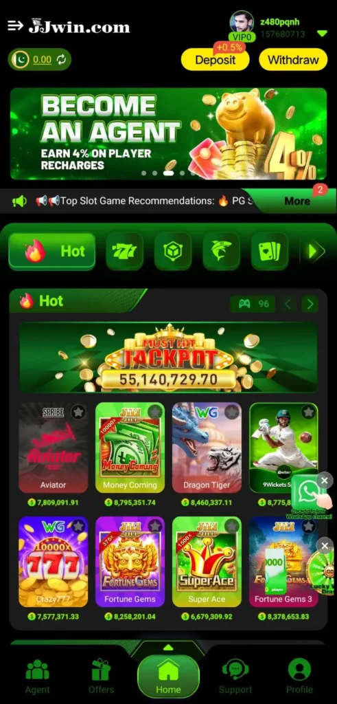 JJ Win Game APK Download Latest Version|Online Earning App 12 Games on jj win